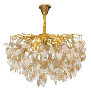 Modern Luxury Frosted Glass Chandelier