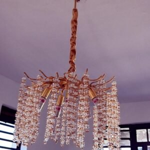 Modern Luxury Golden Tree Branch Crystal Chandelier